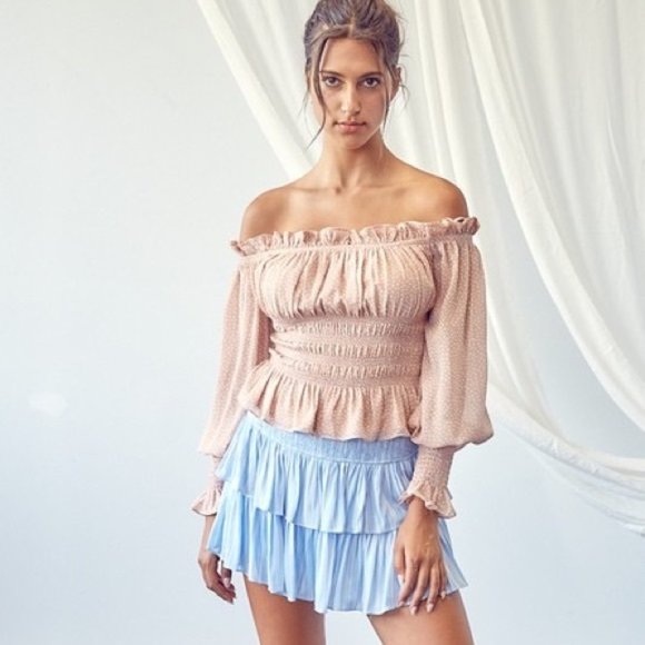 Charming Ruffle Off Shoulder Top - Picture 5 of 6